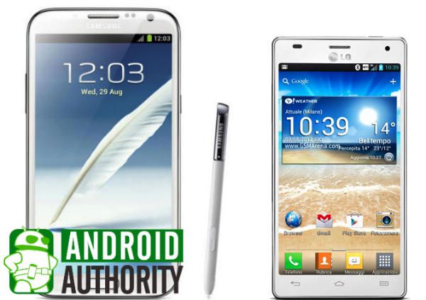 Fotografía - Samsung Galaxy Note 2 vs Lg Optimus 4X HD [video]